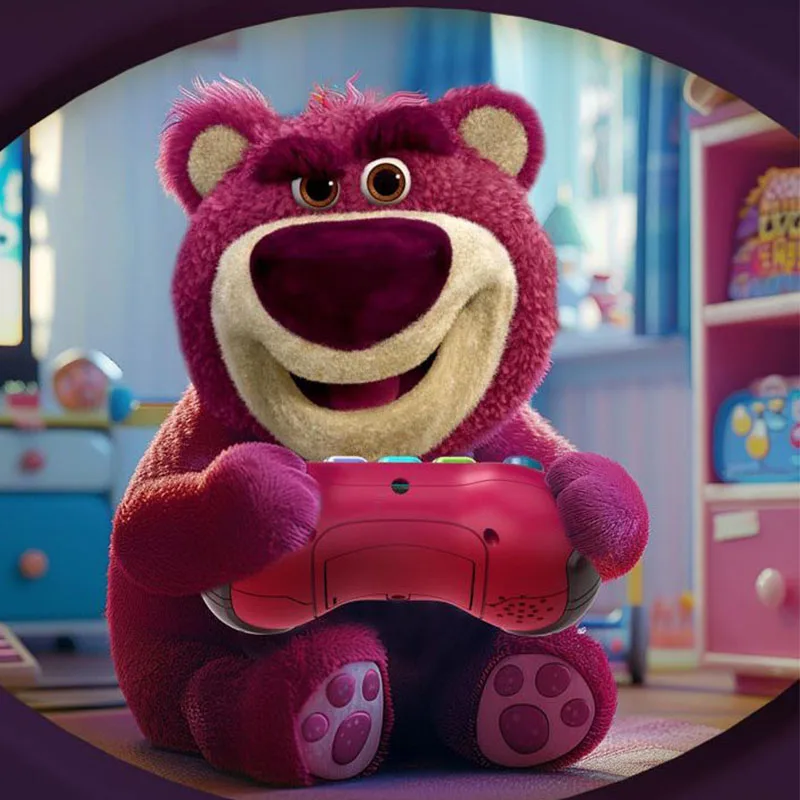 Maszyna do gry wciskania dla dzieci Push Puzzle do treningu myślenia Puzzle z niedźwiedziem truskawkowym Zabawka dekompresyjna