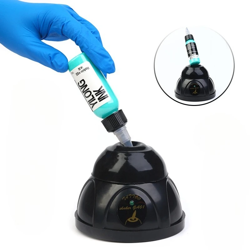 Mini Vortex Shaker Tattoo Ink Nails Polish Mixed Shaker 7000RPM Vortex Mixer Non-slip Base Tattoo Ink Stirrer Tattoo Supplies