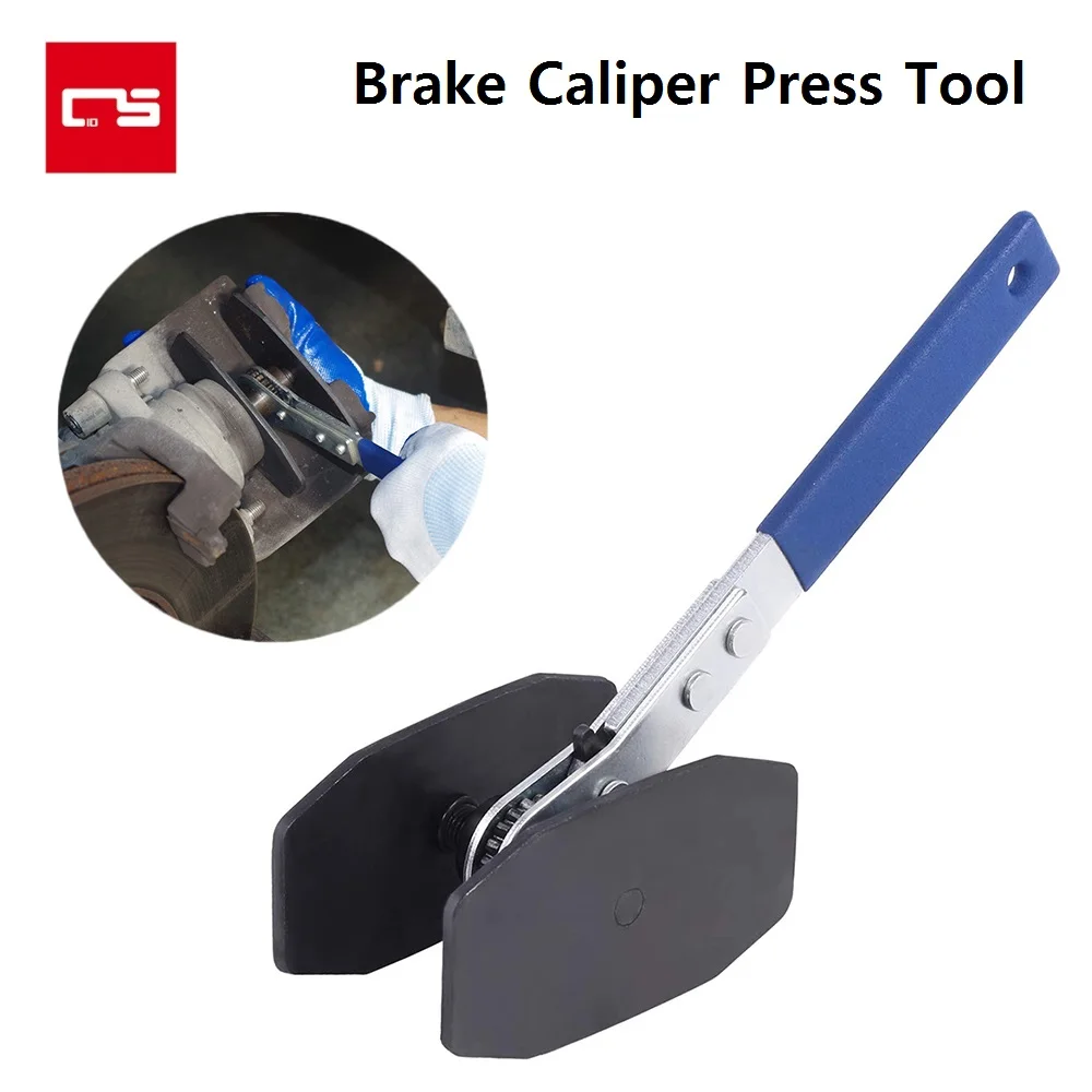 Brake Caliper Press Tool Car Piston Spreader Pad 360 Degree Swing Ratchet Wrench Expander for Single Twin Quad Piston Disc Brake