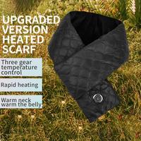 Waterproof Scarf Electric Neck Wraps for Pain Relief Comfort Usb Charging Lightweight Scarf with 3 Heat Settings for Stiffness