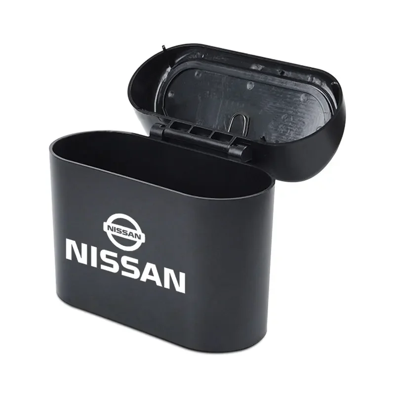 Car Trash Can Storage Box Vehicle Multifunctional Garbage Dust Case For Nissan Nismo GTR Tiida Sylphy Teana Wheel Center Caps