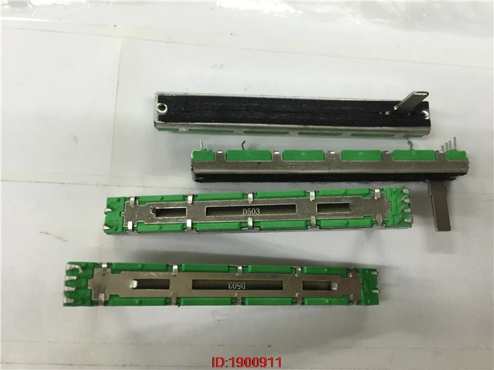 5pcs/lot MG124CX 166cx mixer fader double potentiometer D503 D50K total length 75MM