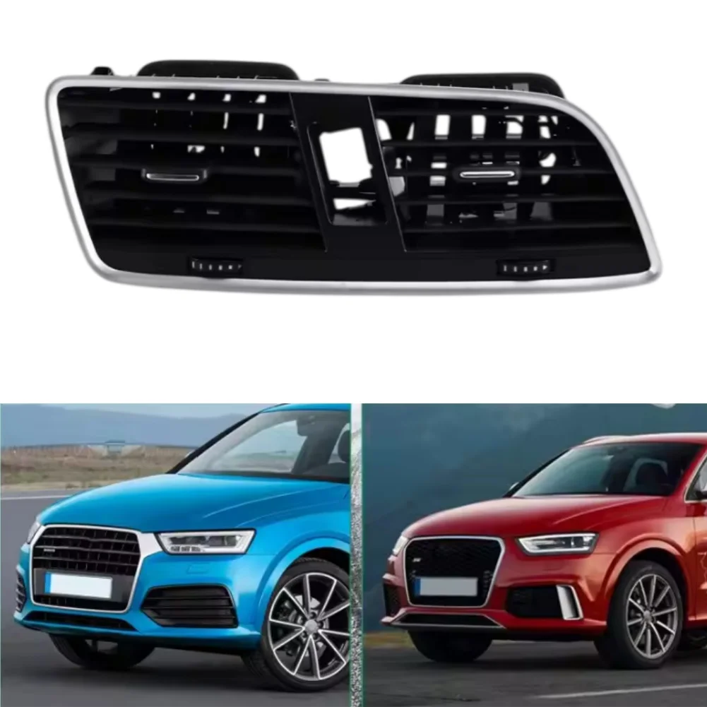 Front Center Dash Vent Grille for Q3 2015 2016 2017 2018 Air Conditioning System Compatible with 2.0T FWD Models
