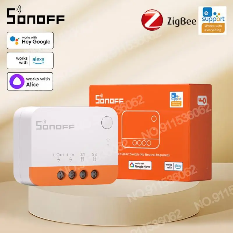 SONOFF ZBMINI-L2 Electrical Outlet No Neutral Wire Required Extreme Zigbee Smart Switch Via Alexa Home Assistant Smartthings