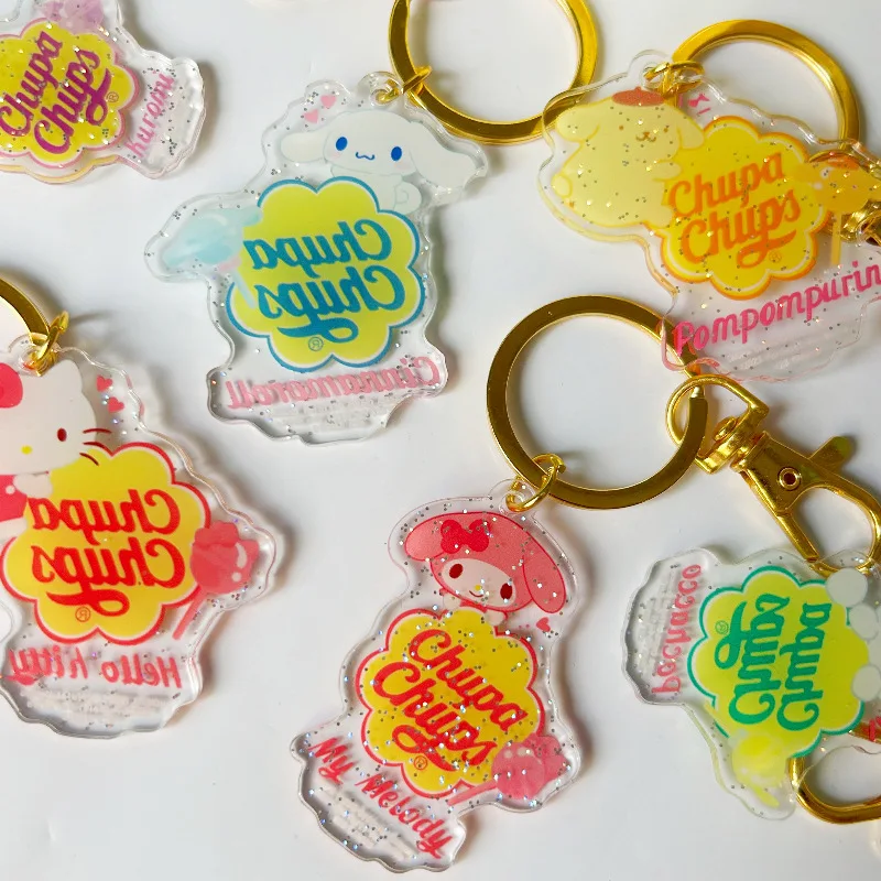 

Cute And Stylish Instagram Style Acrylic Pendant Keychain Bag Pendant Small Gift Metal Buckle As A Birthday Gift For Girlfriend