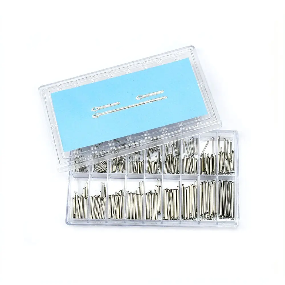 Stainless Steel Watch Strap Link Pins Set Repair Tools For Bracelet Connection Rods Assorted Hardware For Watchmaker Supplies