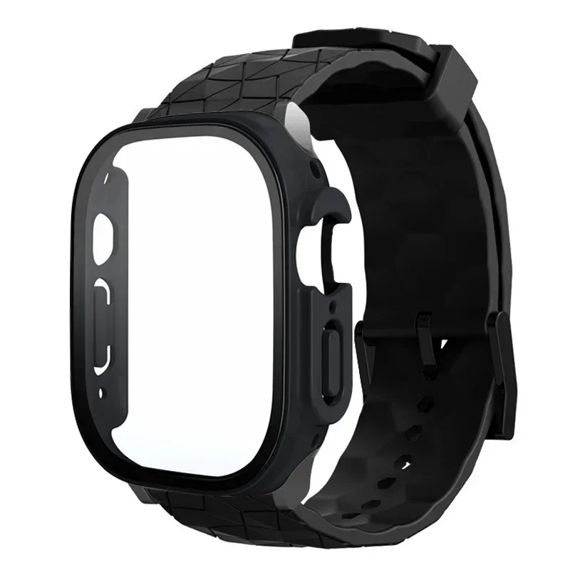 Uhrengehäuse + Armband für Apple Watch ULTRA 2 3 49mm 45mm 44mm 41mm 40mm Fußballmuster Correa Armband iWatch 4/5/6/SE/7/8/9 Hüllen – Detail 8