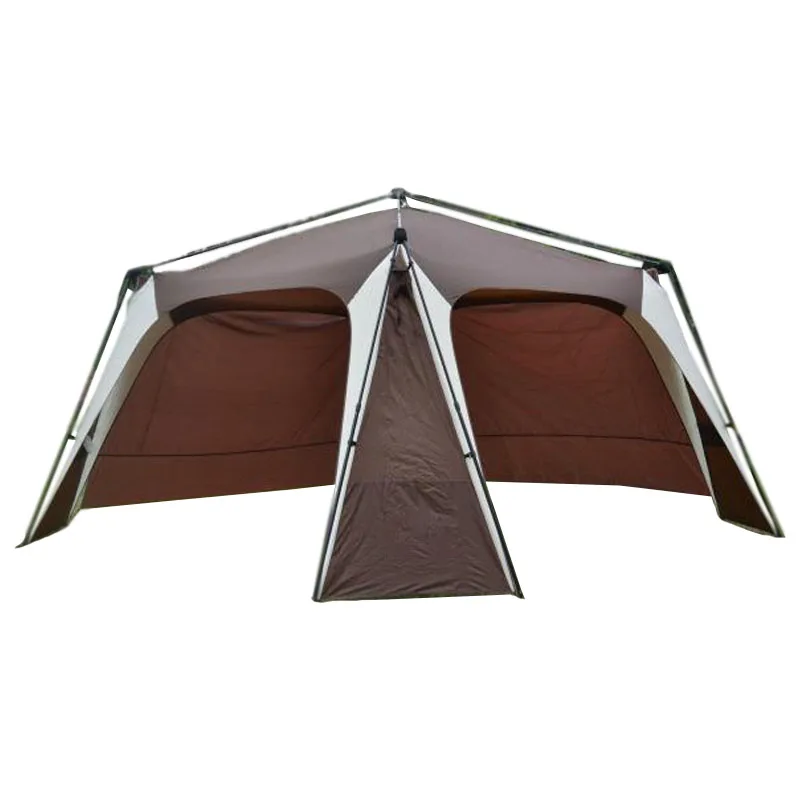 

Открытый кемпинг водонепроницаемый однослойный тент палатка 8-12 человек летний автоматический тент москитная сетка