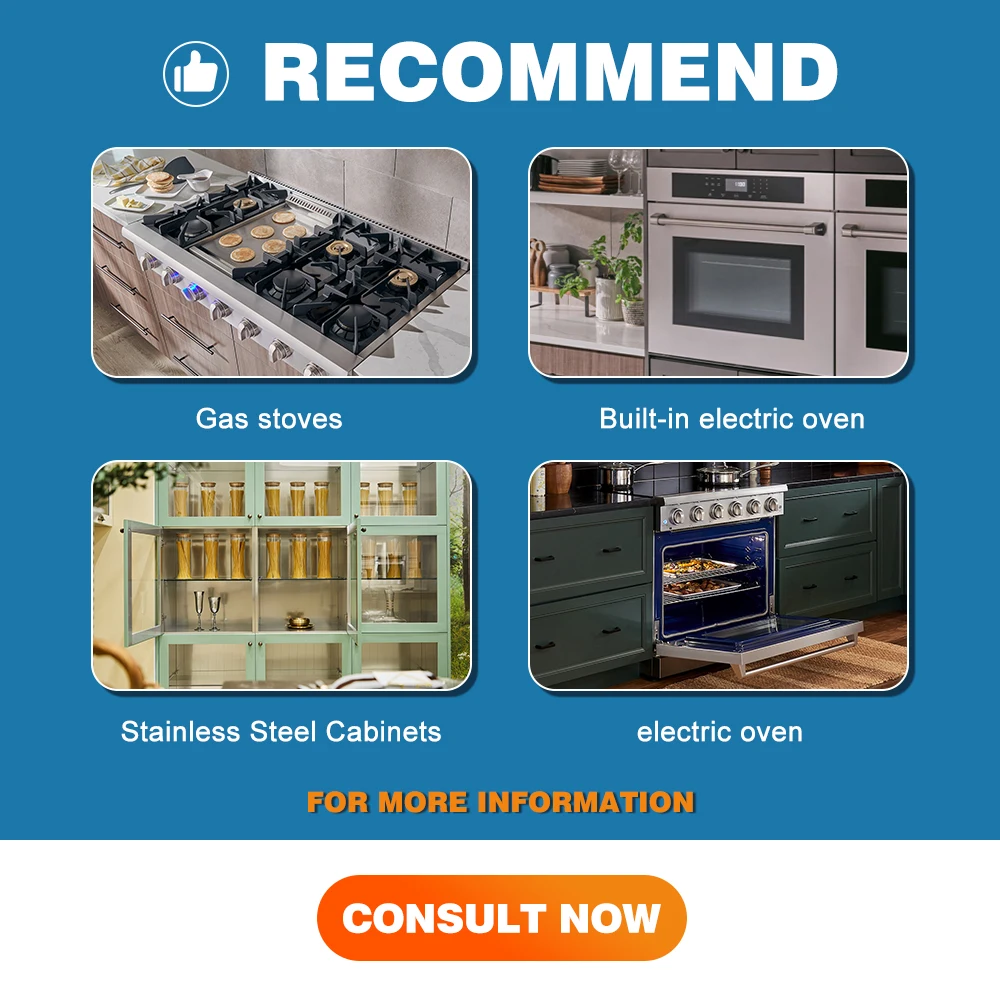 Horno de estufa independiente Hyxion de 48 pulgadas con parrilla, gamas de 6 quemadores, convección de alta gama para uso doméstico o RV