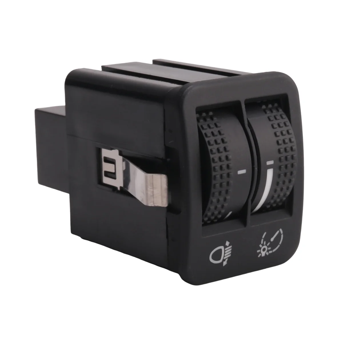 

#612Q Dashboard Headlight Dimmer Adjustment Height Brightness Switch for Tiguan 5ND941333 2008-2015 (black)