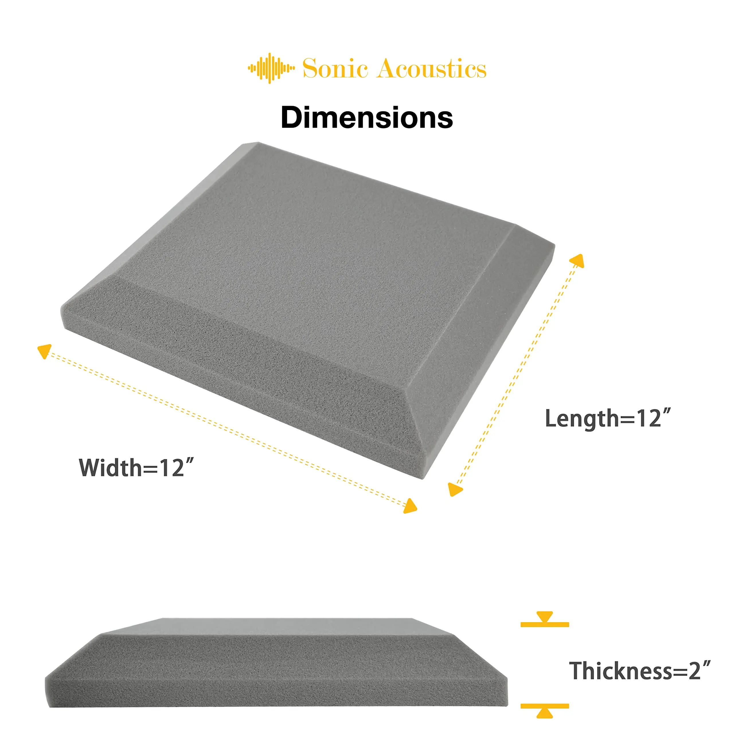 6/12/24Pcs 30x30x5cm Studio Acoustic Foam Panels Soundproof Sponge Pad Square Absorption Treatment Wall KTV Room DecoratIve