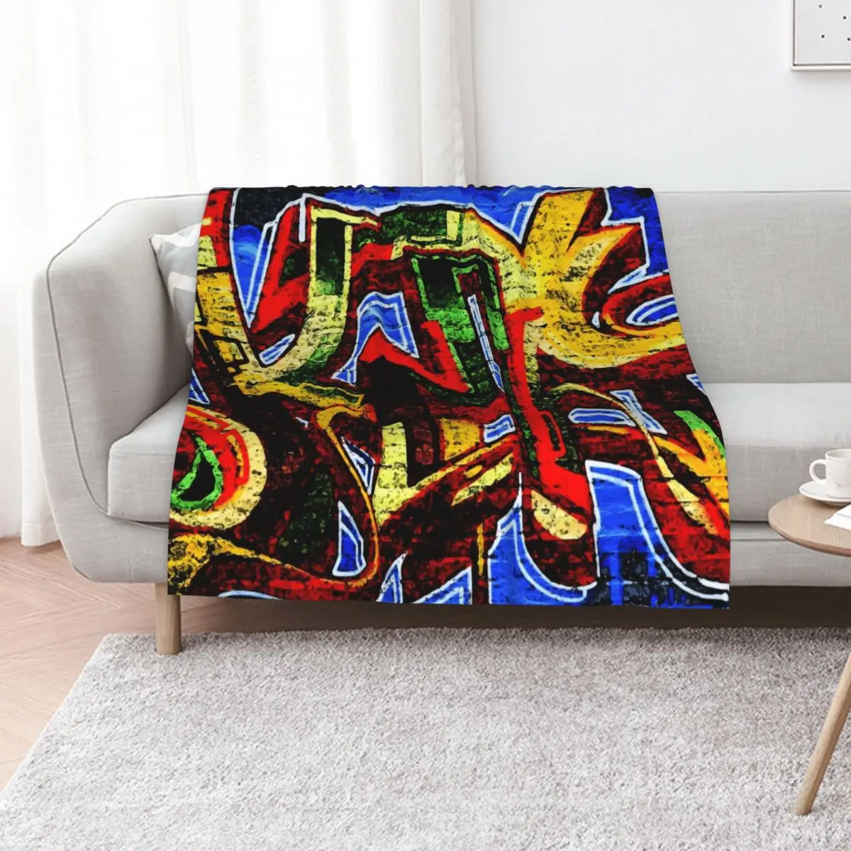 

Graffiti 17 Throw Blanket bed plaid Large Stuffeds Decorative Beds Blankets