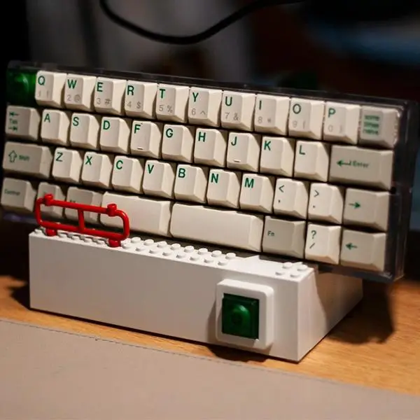 Custom KNS XiaoBei Keyboard Elevation Stand, Desktop -Inspired Brick Ornament, Holder for Custom Mech Keyboard, Non- Brand