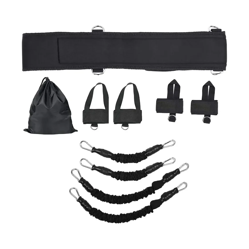 Boxing Resistance Bands & Exercise Bands Adjustable Waist Strap Trainer Workout Band for Agility Resistance Training Mma – Image 3
