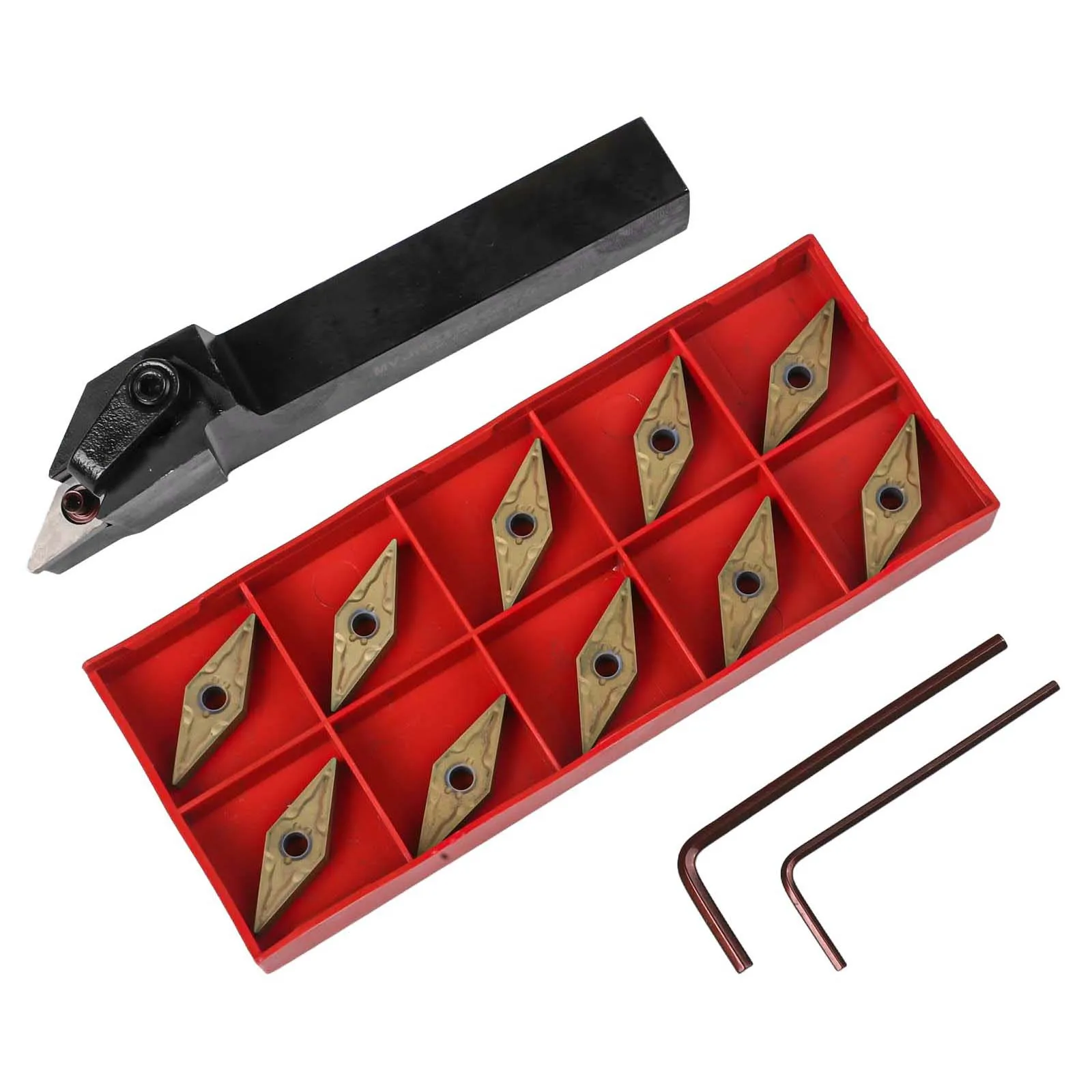 

Держатель токарного инструмента Держатель токарного инструмента VNMG 160404 Вставки токарного станка внешние MVJNR1616H16 16мм 16ммx 125мм для получистовой обработки