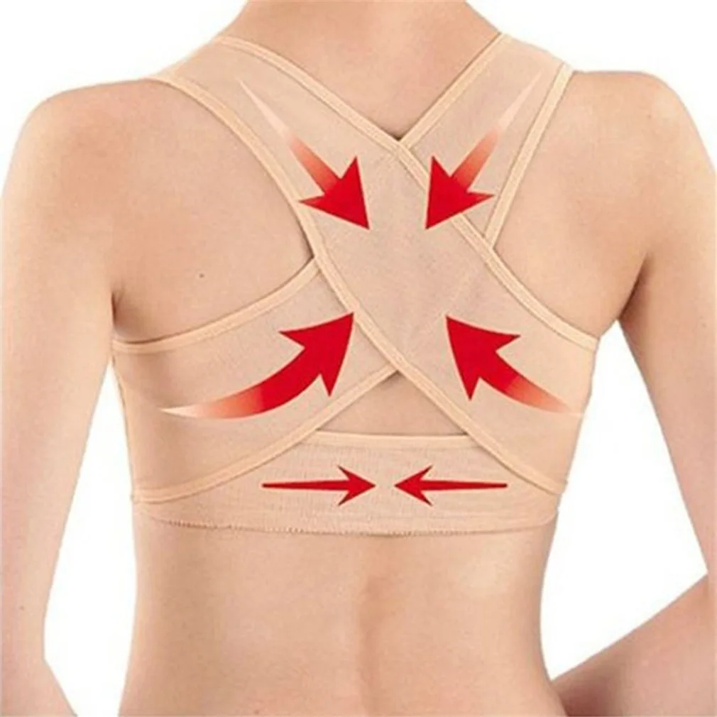 Back Support Brace Belt Women Posture Corrector Brace Shoulder Corset Back Pain Support Brace Adujustbable Corrector De Postura