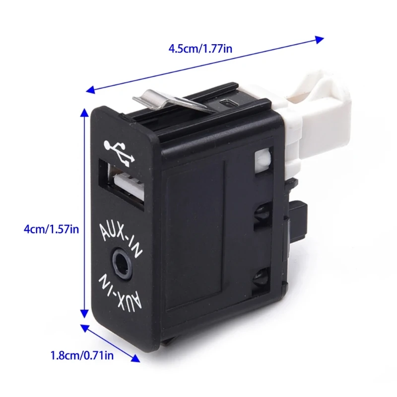 G7NA AUX In Plug Socket Adapter Replace 84109237653 9237653 USB AUX Input Socket Switch for E60 E61 E63 E64 E81 E82 E84 E87