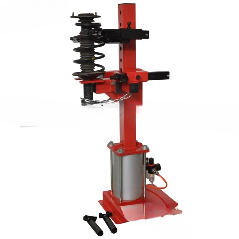 Pneumatic shock absorber spring disassembler, shock absorber spring disassembler