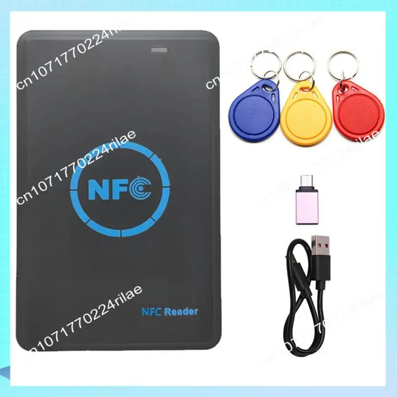

A17Z 5-Band NFC Smart Chip Reader/Writer With 3X CUID Keychain 125K 13.56M HID Duplicator Copier Tag Clone ID IC Keychain Key Co