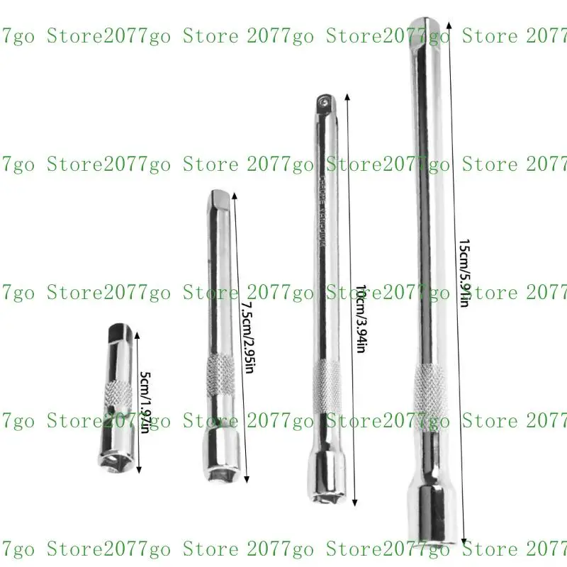 Y1UD 4PCS Extension tige d'extension 1/4 "3/8"