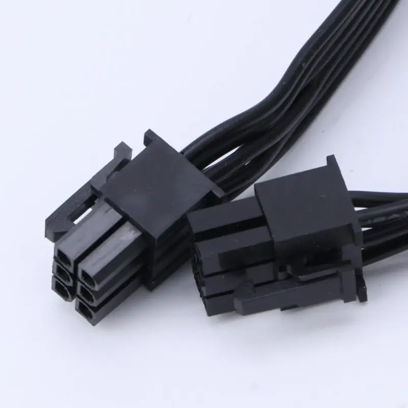 F68C กราฟิกการ์ดเมนบอร์ดแหล่งจ่ายไฟ 6Pin โมดูลสายแบนสายไฟ 6Pin ชายชาย Modular สายไฟ 18AWG ทองแดงลวด