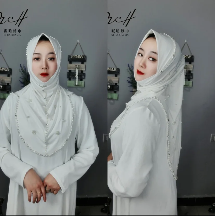 Long Muslem Clothing Instant Convenient Women Hijab