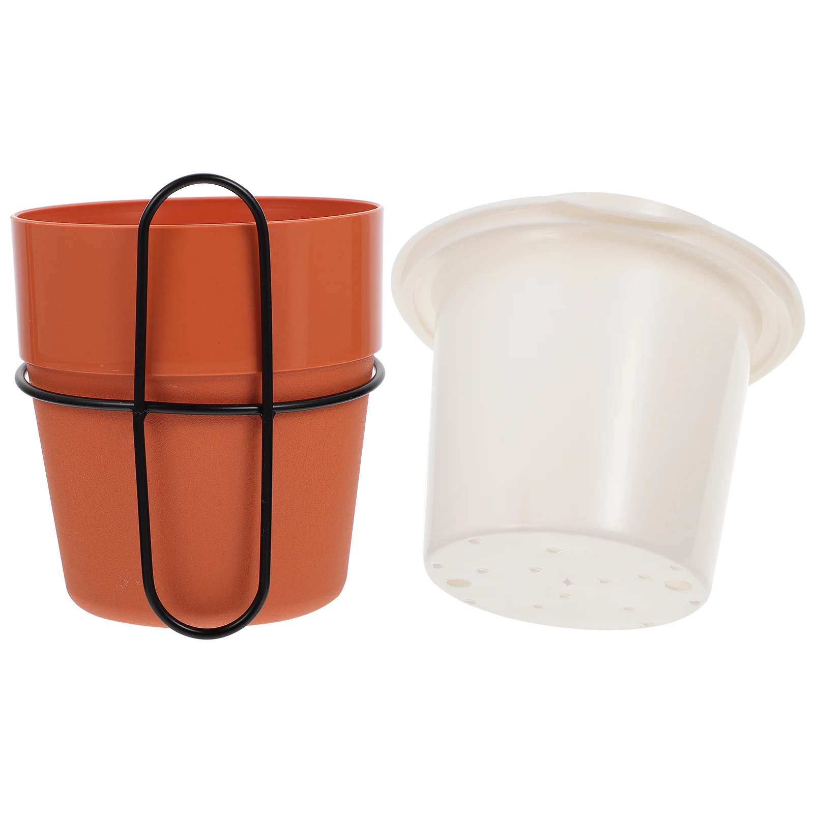 

Plastic Lazy Flower Pot Water Storage Automatic Watering for Modern Design Plant Pot Wall Hanging Container