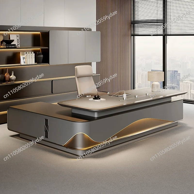 

Современный угловой офисный стол для руководителя, роскошный компьютерный стол для конференций, стол для чтения, эскриторио, современная офисная мебель