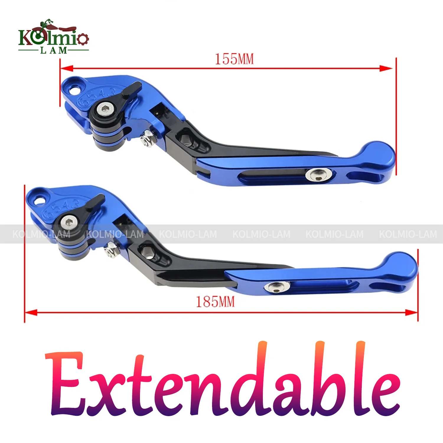 Fit For Kawasaki NINJA 650 ER6F 2017 - 2023 Folding Extendable Handles Brake Clutch Levers view 3