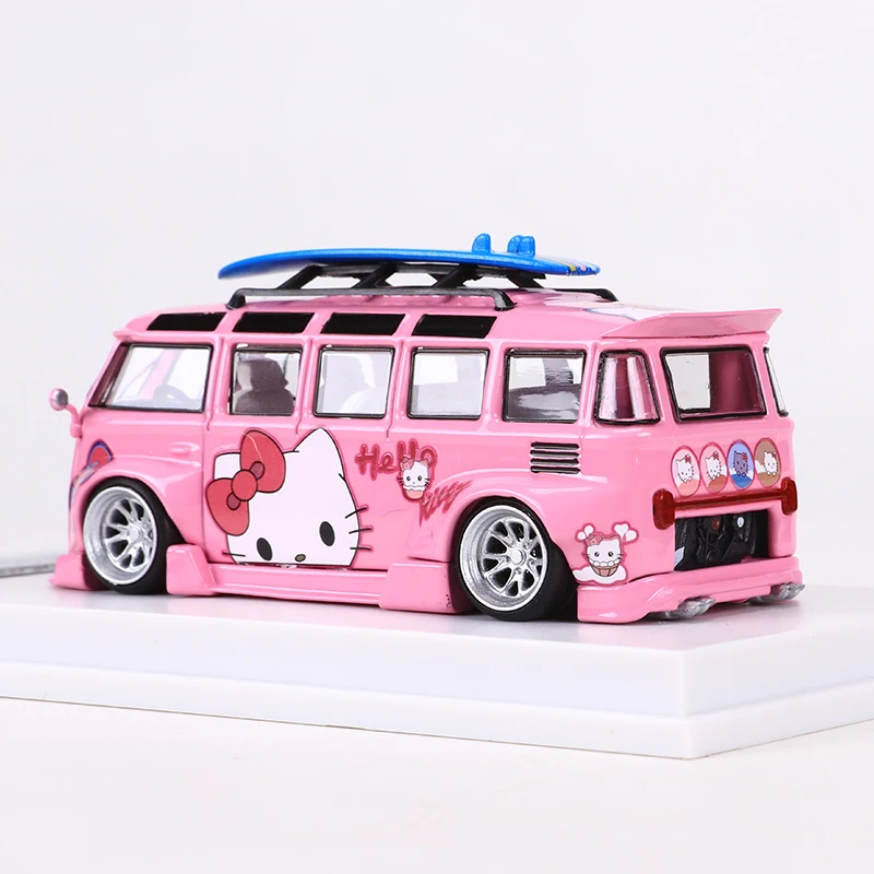 Druckguss Auto Modell 1/64 Maßstab Volkswagen vw t1 rwb Bus Auto Modell Simulation Legierung Volkswagen Bus Fahrzeug Sammlung Ornament