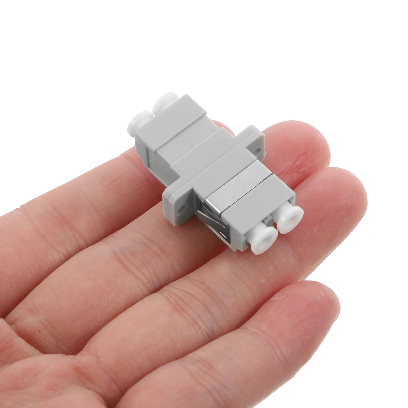 

5Pcs Lc Fiber Connector Adapter Easy Installation Reliable Connection for Data Centers Communication Equipment