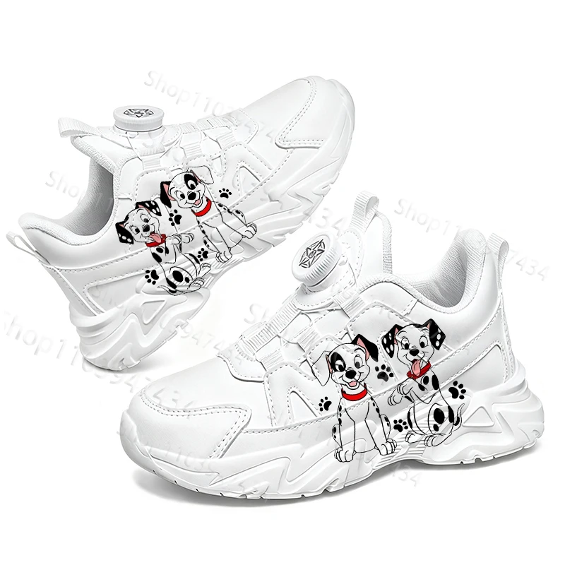 101 Dalmatians Youth Student Campus Children Sneakers Boys Girls Rotating Button Simple Campus Outdoor Sports Shoes 2026 Gift - Image 3