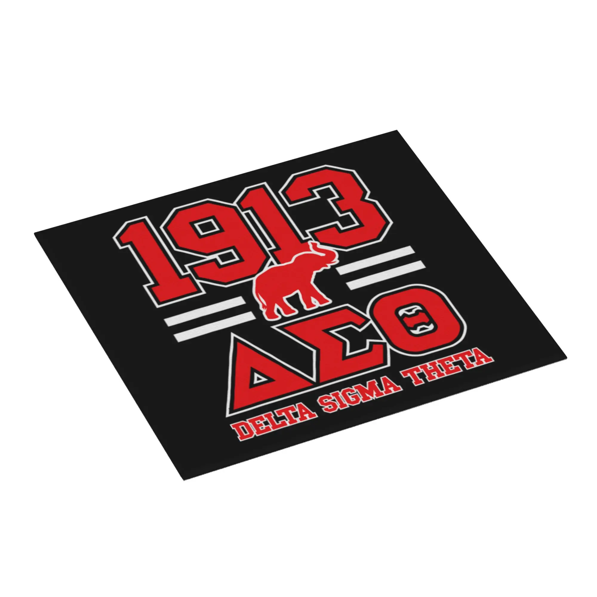 Delta Sigma Theta Sorority Elephant Drying Mat For Kitchen Waterproof Non‑Slip Oil Proof Reusable Countertop Protector Mat