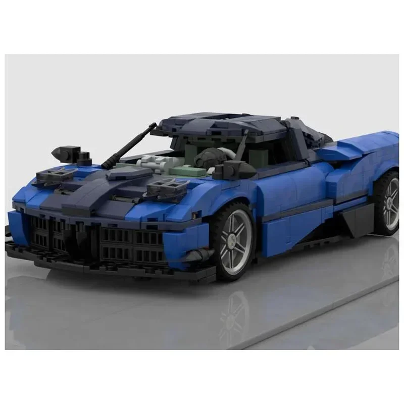 MOC-168671 Classic Supercar Assembly Stitching Building Block Model1024Building Block Parts MOC Creative Building Block Kids Toy