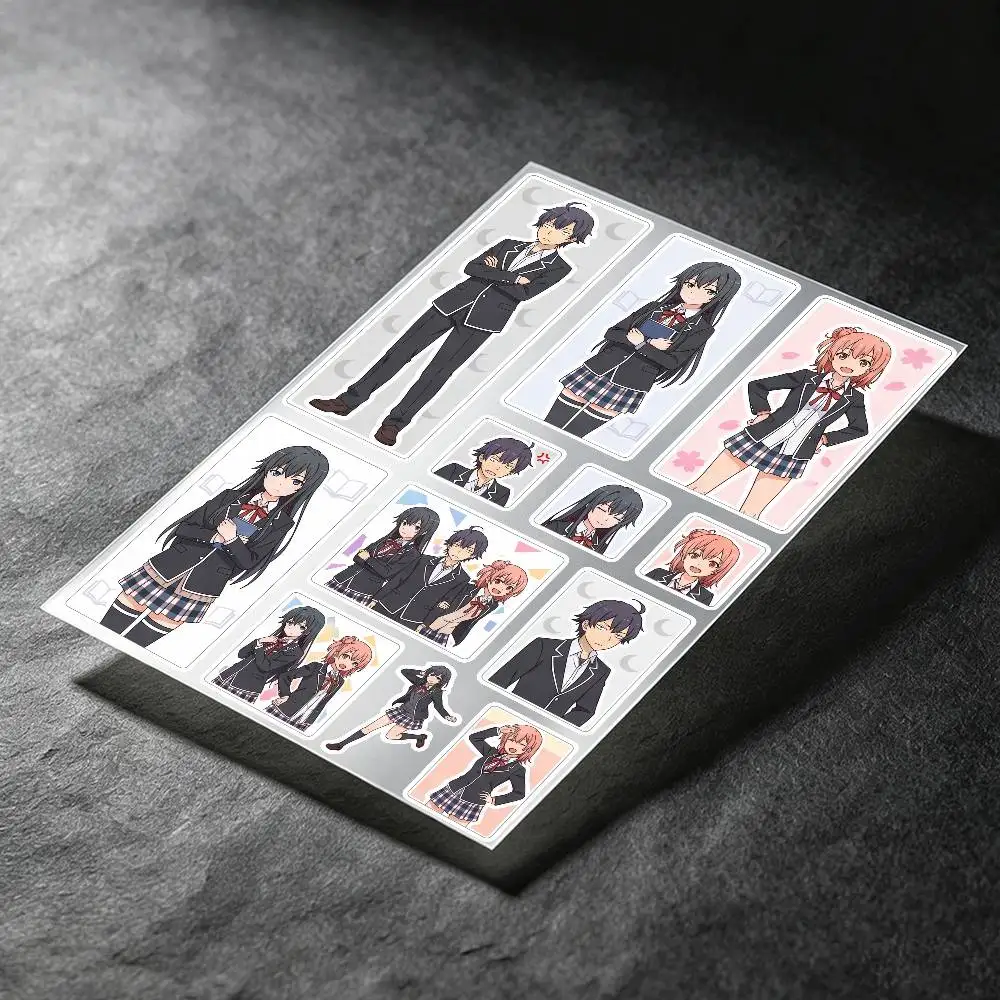 Oregairu My Teen Romantic Comedy SNAFU Stickers Auto Body Bumper Windows Motorcycle Laptop Walls Vinyl Decal Car Tuning