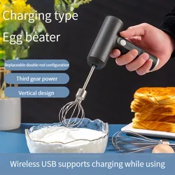 1 PCS Wireless Electric Food Mixer Portable 3 Speeds Egg Beater Baking Dough Cake Cream Mixer Kitchen Tools