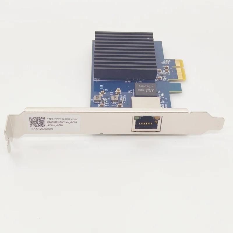 For Realtek8127(PXE) Multi-Gigabit Network Speeds1 Port PCIe 10G Ethernet Network Card 10G NIC PCIe4.0-1X 10G RJ45 Lan Card
