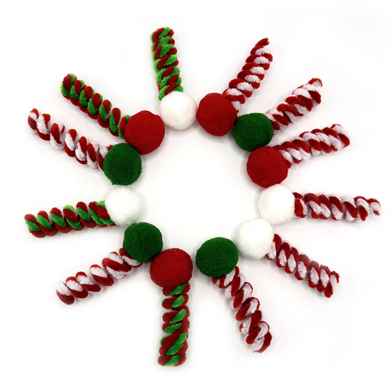 10 قطعة عيد الميلاد القط لعب للحيوانات الأليفة رقيق الربيع دعابة عصا التفاعلية الملل الإغاثة هدية القطط اللعب هدية عيد للحيوانات الأليفة