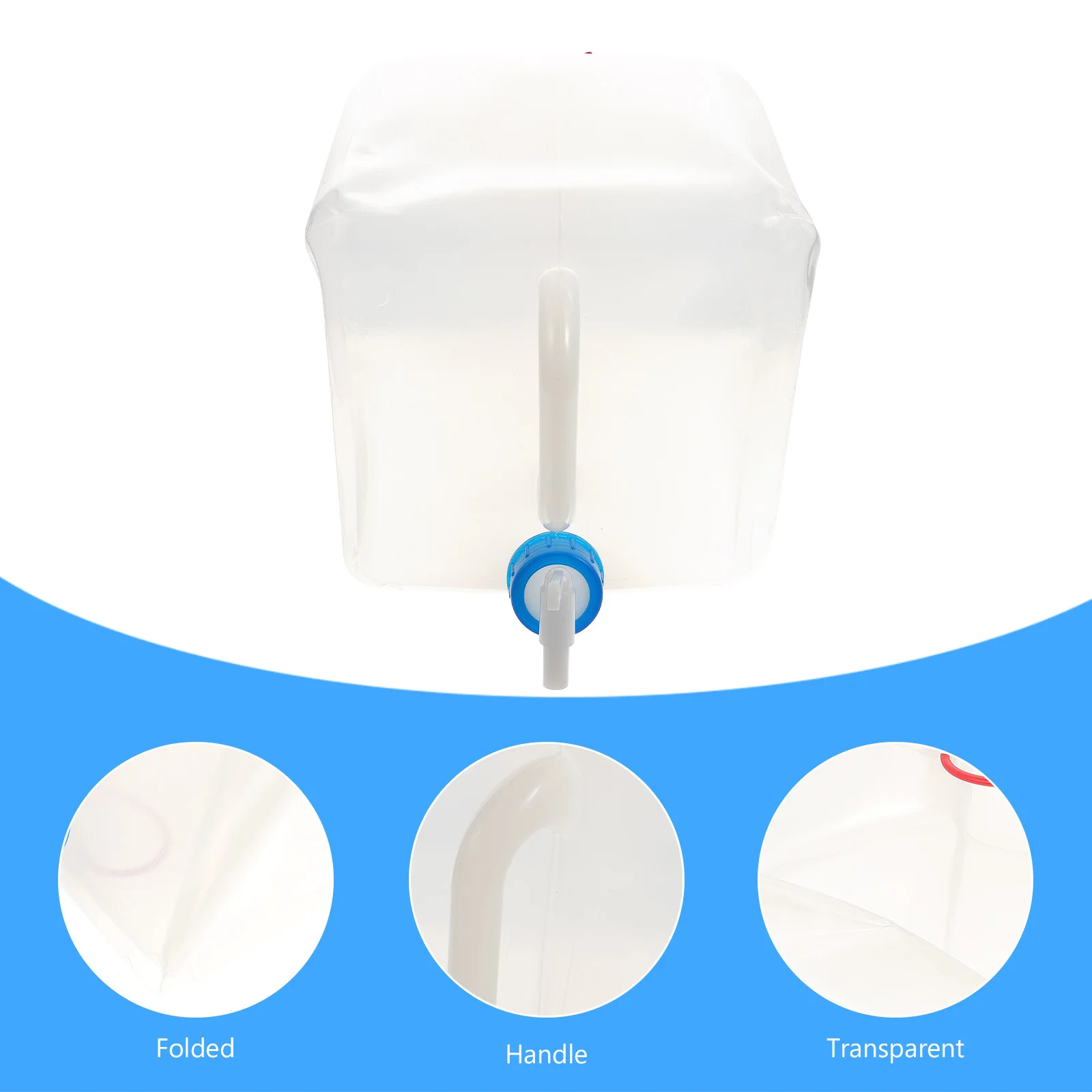 

Foldable Outdoor Water Bag Large Capacity Camping Storage Container Hiking Portable Water Pouch for Outdoor Large Capacity Bag