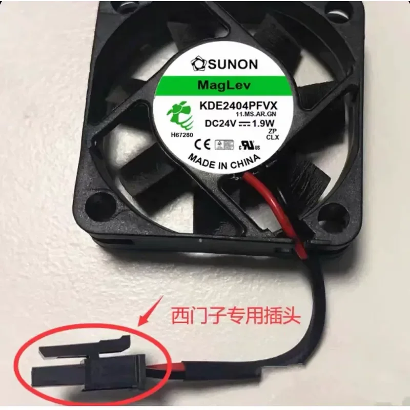 for SUNON KDE2404PFVX 24V 1.9W 4CM 4010 Frequency Conversion Silent Cooling Fan