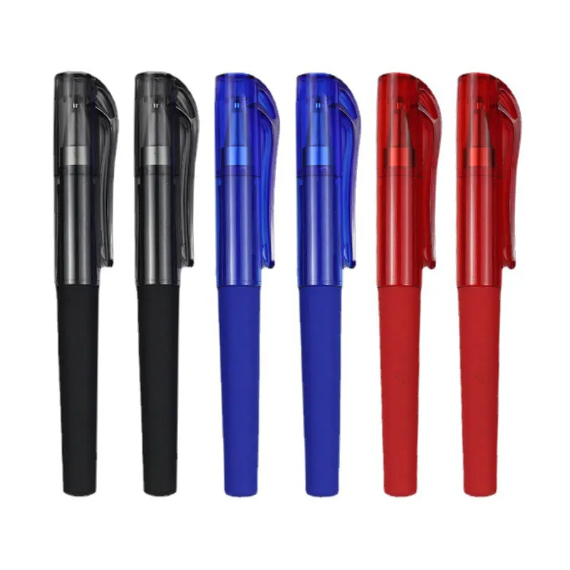 3/6Pcs Portable Mini Gel Pen Pocket Size 0.5mm Bullet Tip Refill Office School Small Signature Convenience Writing Stationery