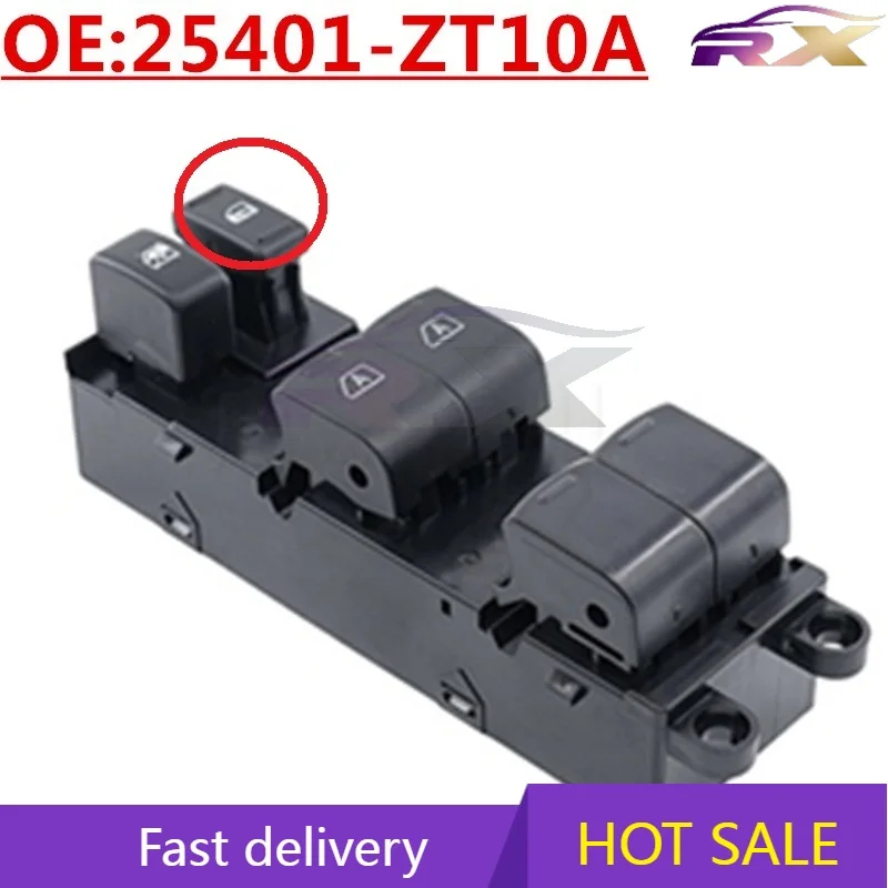

OEM:25401-ZT10A Power Window Master Control Switch For Nissan Titan