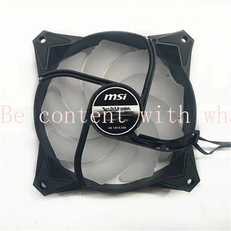 YD RGB APA1225M12 fan PWM range of 1500-2500 RPM FOR MSI MAG CORELIQUID 240R 360R whispering noise Frost integrated CPU Water fa