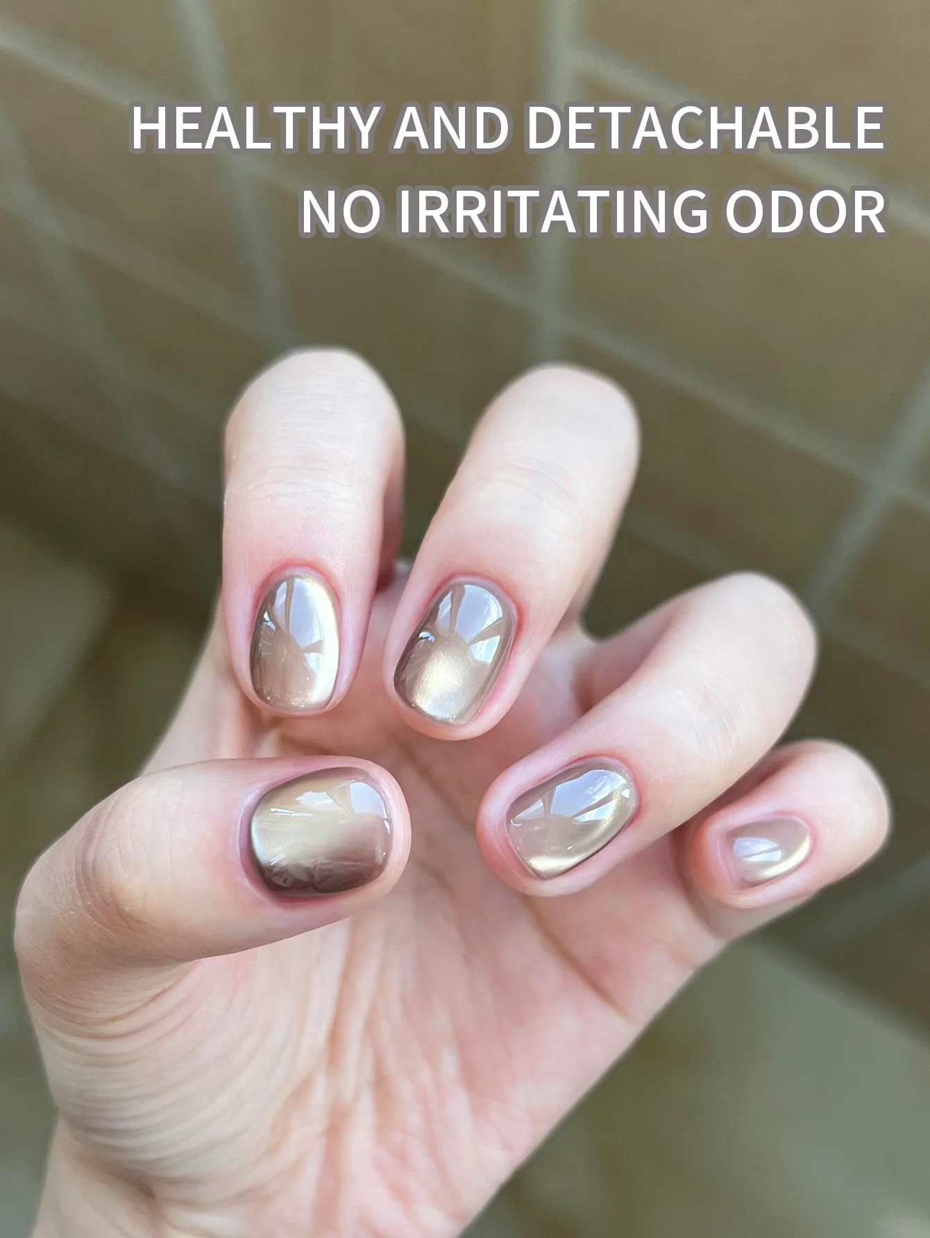 Perle de verre Cinnamomum Cassia pour chat, Gel magnétique brillant, paillettes Semi-permanentes, vernis UV à tremper, fournitures pour ongles, 10ml