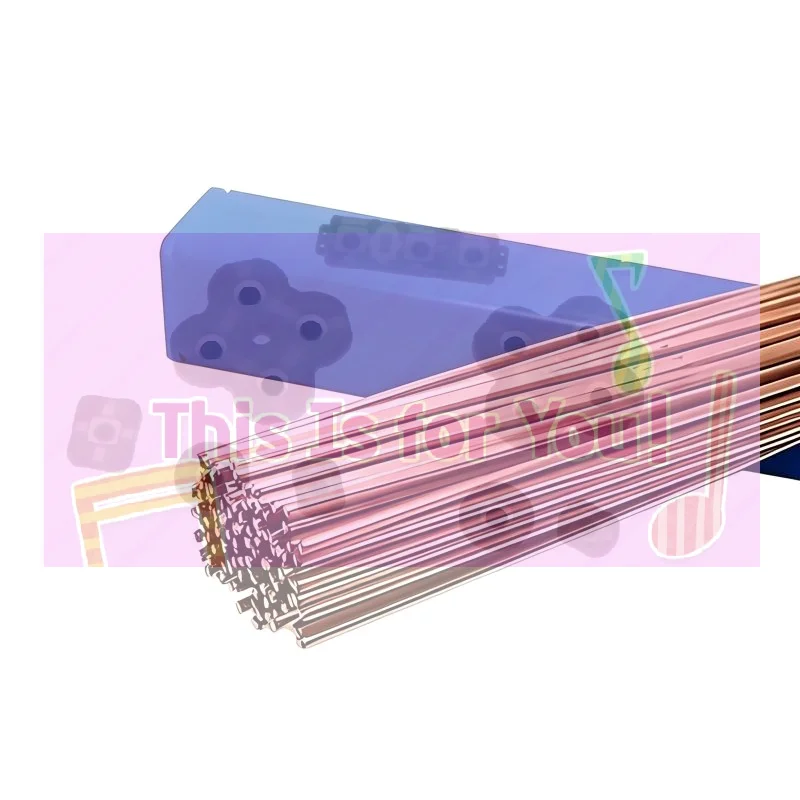 【MA】Phosphor Coppers Welding Rod 50/40cm Round&Flat Electrode For Brazing Soldering Electrical Mechanical Repair