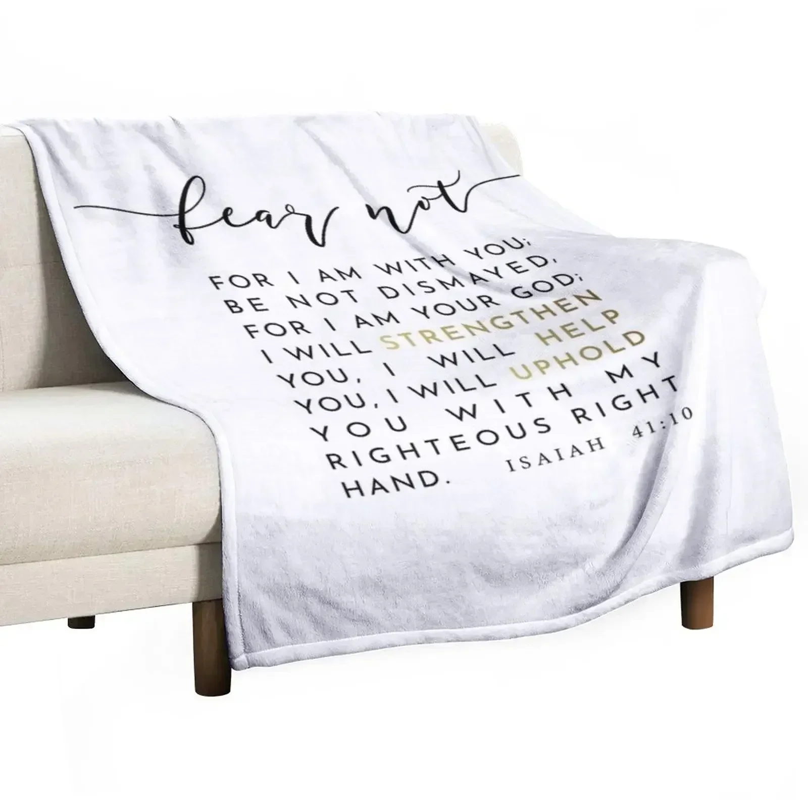 Fear Not Throw Blanket Comforter Summer Beddings Luxury Thicken Picnic Hairys Sofa Blankets