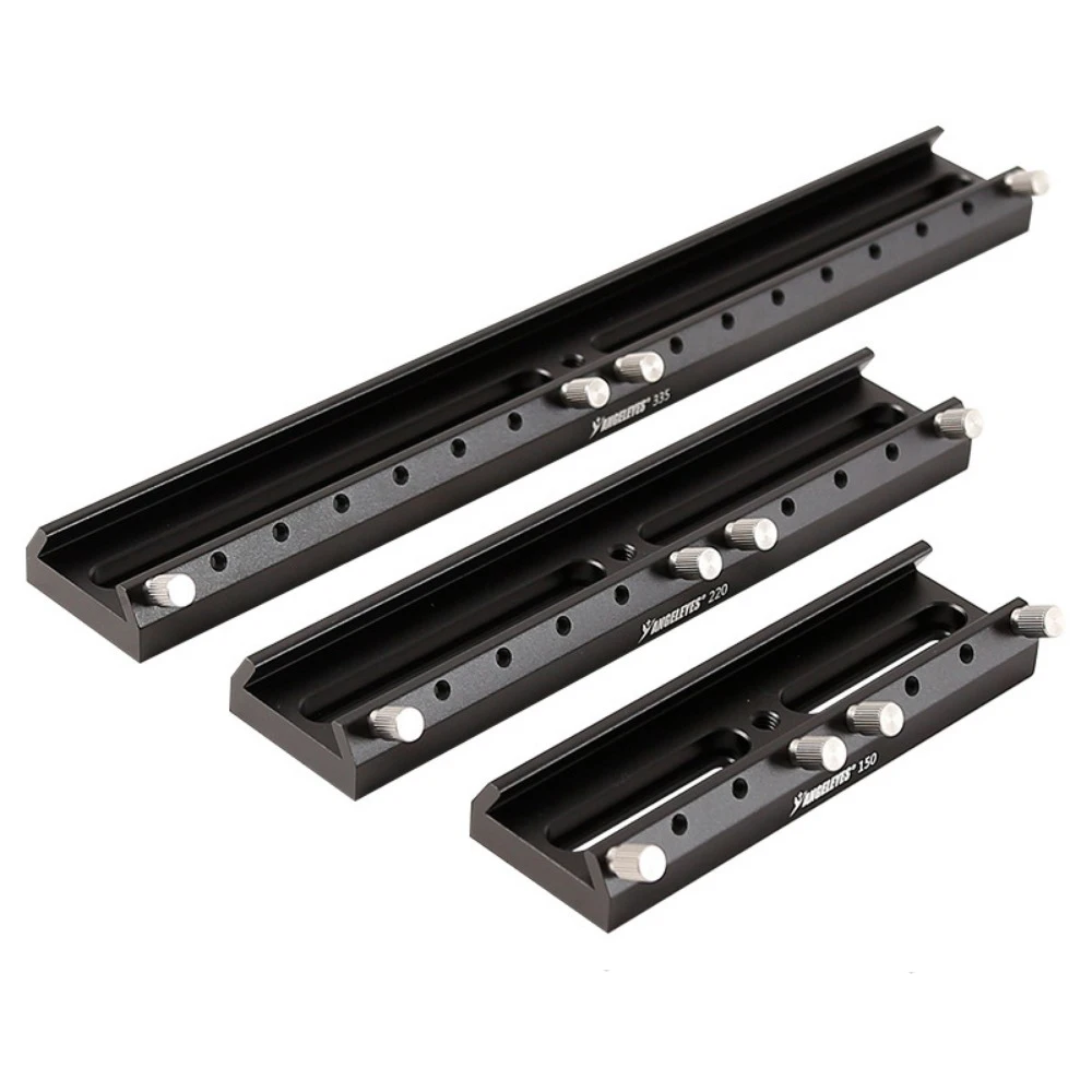 

60-градусная канавка 70/150/220/360/400/445 мм, направляющая для звездопы, удлинитель, многофункциональный слот для телескопов, черный