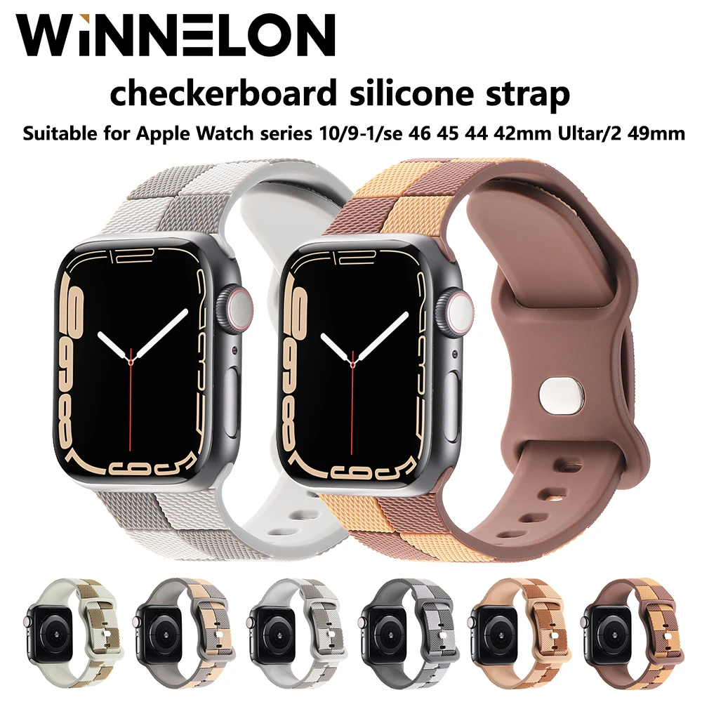 

Loop Strap for Apple Watch band Ultra 2 49mm 44mm 45mm 41mm 40mm 38mm series10 42mm Silicone Sport Bracelet iWatch serie10 9 8 7