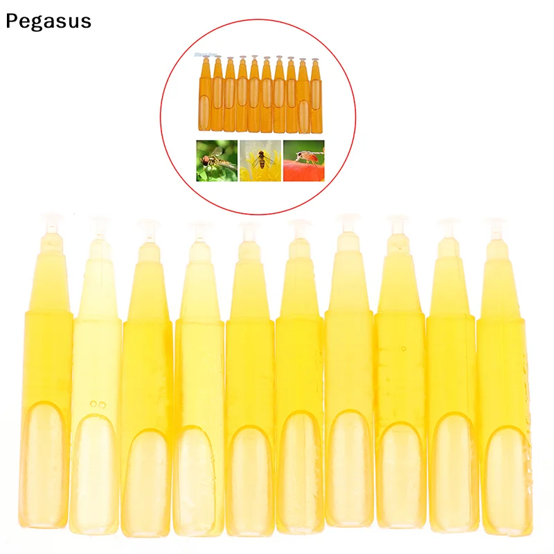 [S]10Pcs Fruit Fly Attractant 2ml Trap Bait Beekeeping  Killer Orchard