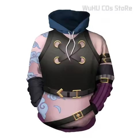 Cosplay Vi Caitlyn Arcane Hoodie LoL Hoodie 3D Printed Hooded Hoodies Sweatshirt Men Women 3D Legends Jinx Cosplay Customized XC